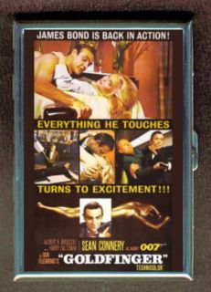 Sean Connery James Bond Goldfinger ID Holder, Cigarette Case Wallet 