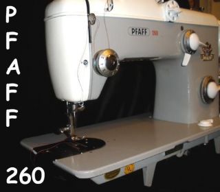 OUTSTANDING INDUSTRIAL STRENGTH PFAFF 260 SEWING MACHINE / UPHOLSTRY 