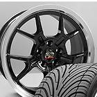  Rim Fits Mustang® GT4 Wheels Nexen 3000 Tires 05 and up   Black 18x9