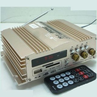   FM 3 in 1 Hi Fi Stereo Audio Power Amplifier Car PC Music Power HX288A