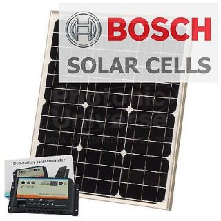   battery solar panel kit for camper / boat with controller (40 watt