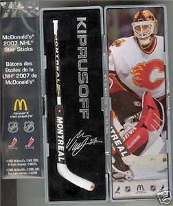 MCDONALDS 2007 HOT NEW MINI HOCKEY STICKS   KIPRUSOFF