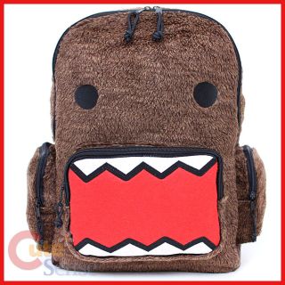 Domo Kun Plush School Backpack 14 Medium Bag  Licensed