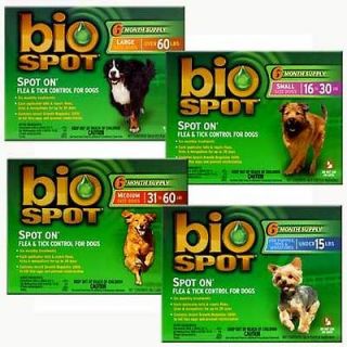 Bio Spot Defense For Dogs 6 12 Lbs Flea & Tick Control 6 Pk