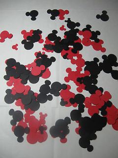Mickey Mouse Confetti Disney Party 125 red and black