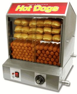 Hot dog Steamer Commercial Cooker 60048 Dog Pound Bun Warmer Machine