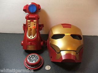 IRON MAN COSTUME SOUND & MISSILE REPUSOR,ARE REACTOR & MASK EVERYTHING 