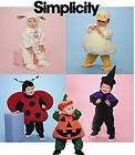 SIMPLICITY SEWING PATTERN 9318 CHILD INFANT COSTUMES KIDS BABY TODDLER 