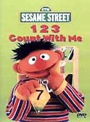 Sesame Street   1 2 3 Count With Me DVD, 1999