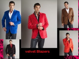 fashion Velvet Blazer Jackets for Men.  newest colors, gorgeous 
