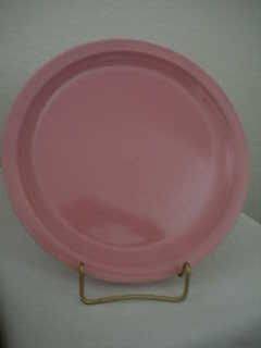 Vintage Coors Pottery Mello tone Pink 9 1/4 Plate