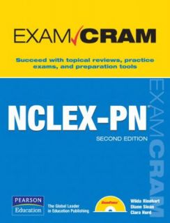 NCLEX PN Exam Cram by Clara Hurd, Wilda Rinehart and Diann Sloan 2008 