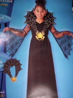 Spiderella Witch Countess Black Witch Costume NWT 4 6