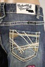 Rock and Roll Cowgirl Jeans Criss Cross Stitched Pockets