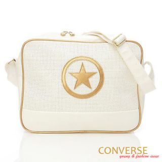 BN Converse Unisex Shoulder Messenger Bag White ON SALE