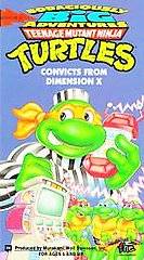 Teenage Mutant Ninja Turtles   Convicts From Dimension X VHS, 1995 