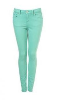 mint colored jeans in Jeans