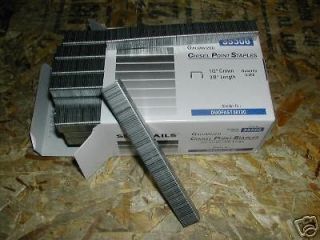 5012C Staples 1/2 Crown 3/8 Length Galvanized for Duo Fast 50 Series 