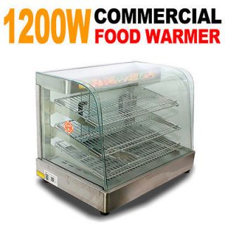 New Commercial Countertop Stainless Steel Food Pizza Display Warmer 25 
