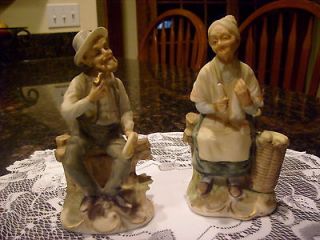 Original Arnart Creations   Japan   Elderly Couple Figurines