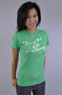 NEW WOMENS MARRIED TO THE MOB MTTM REVENGE KELLY GREEN TEE T SHIRT 