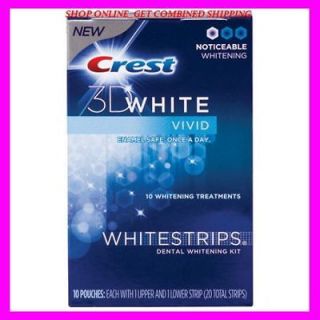 20 strips Crest 3D White Whitestrips VIVID NEW Classic