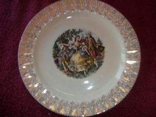 Victorian Print Plate by the Cronin China Company Vintage and Very 