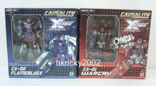 Fansproject Transformers Causality Crossfire CA 01 Warcry + CA 02 