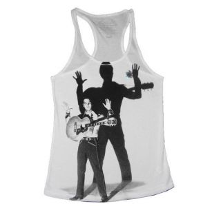 Goodie Two Sleeves Elvis Presley Shadow Vest/Tank Top