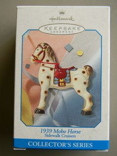 Hallmark Keepsake Ornament  1939 Mobo Horse  Sidewalk Cruisers #2 1998