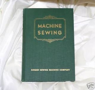 Sewing Machine Book Rare, VGC Singer 221 Inside Covers