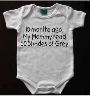   of Grey funny baby infant newborn boy girl custom one piece bodysuit