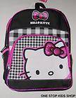 HELLO KITTY Girls School Bag BACKPACK Tote Pouch Purse