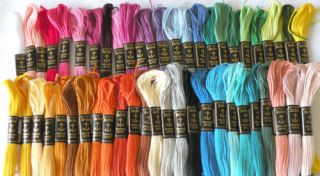 36 Skeins, Anchor 100% Cotton Floss Thread. Stranded 8M