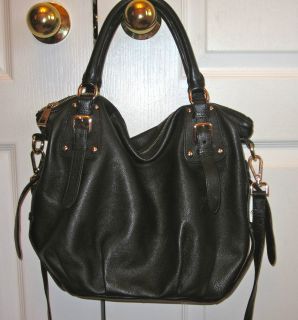   Leather Black Purse DANIER Black Large Shoulder/Cross​body Handbag
