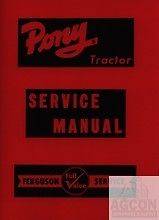 Massey Harris Ferguson Pony Tractor Service Shop Manual MH
