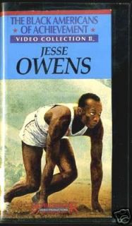 JESSE OWENS biography African American documentary VHS
