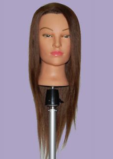   Mannequin Head 100% HUMAN Hair  Color, Cutting, Curling, Updo