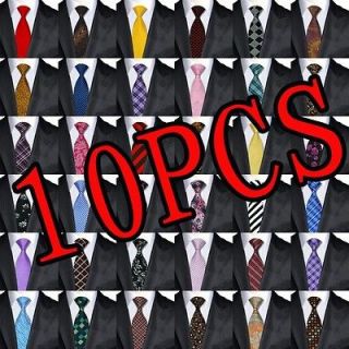 10 PCS 100% Jacquard Woven Silk Mens Neckties Tie from 331 Styles 