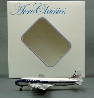 AeroClassics 1/400 DC 4 United Airlines Delivery N30043