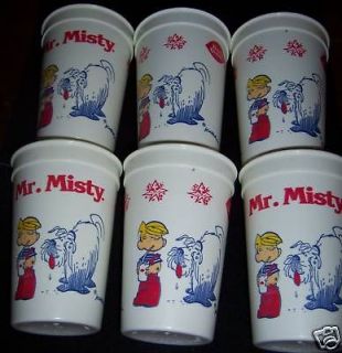 Rare MINT Dennis The Menace DQ Dairy Queen cups x 6