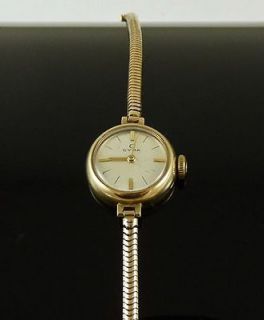 Vintage Ladies 9K 9ct Rose Gold Case Cyma Wrist Watch
