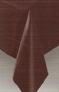 Table Cloth Drape 90x132 Brown. Fits 6 Banquet Table