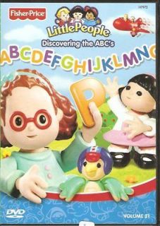 Fisher Price LITTLE PEOPLE DISCOVERING ABCs DVD (Vol 21)¬NEW/SEALED 