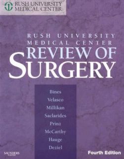  Medical Center Review of Surgery by Walter J. McCarthy, Daniel J 