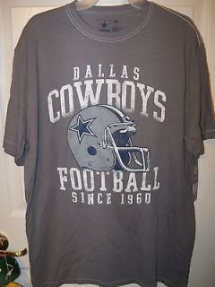 Dallas Cowboys Football Since 1960 Gray Short Sleeve Shirt Mens Size 