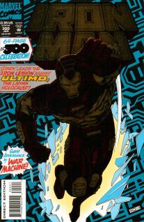 Iron Man Vol 1 #300 1992 Marvel Comics Embossed Foil Enhanced Cover 