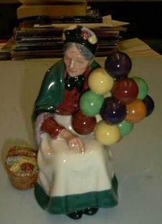 Royal Doulton The Old Balloon Seller Figurine Free US Shipping