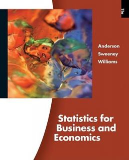  for Business and Economics by David Ray Anderson, David R. Anderson 
