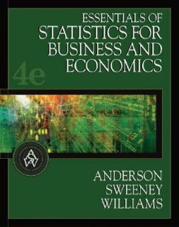  of Statistics for Business and Economics by David Ray Anderson 